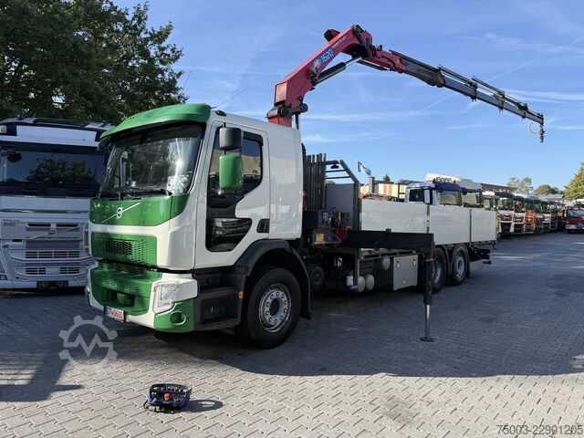 Кран, змонтований на вантажівці Volvo FE320 6X2 HMF 1620 K5 bis 18.50 Meter