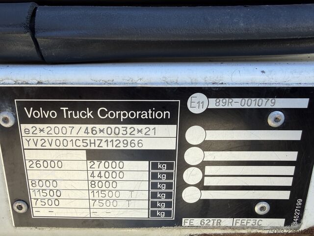 Кран, змонтований на вантажівці Volvo FE320 6X2 HMF 1620 K5 bis 18.50 Meter