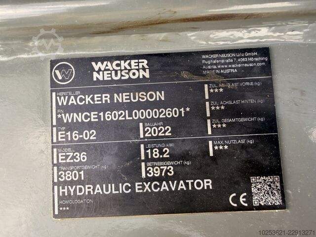  Wacker Neuson EZ36