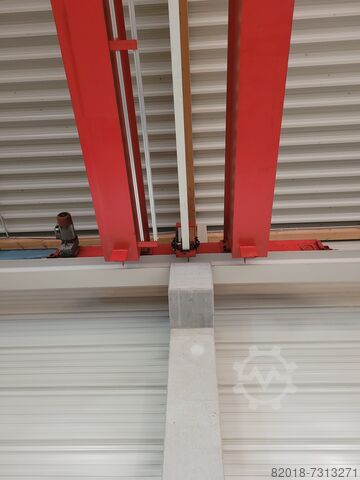 Vakum istifleme sistemi, portal vinç KAISER SBTE-F100-750/3.000, Hallenkran, Kran