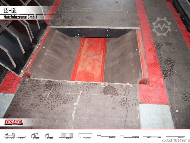 Open semitrailer with tarp KÖGEL 3-Achs-Cargo-Coil-Pritschensattelanhänger