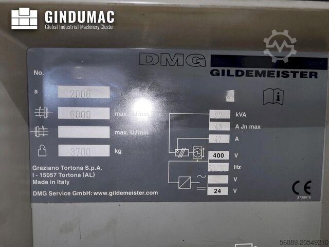 מכונת מפנה אופקית DMG Gildemeister CTX 320 linear