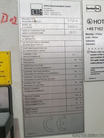 Натягнута вертикально EMAG VT2-4