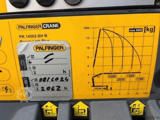 Roll-off tipper truck VOLVO FM430-6X2/4-KRAN+ABROLLER/KFZ BRIEF/TOP