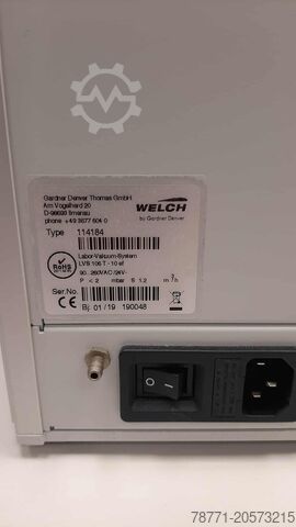 Laboratory Vacuum system Welch 114184