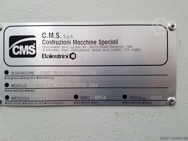 Bearbejdning Center SCM Routech Balestrini Twister