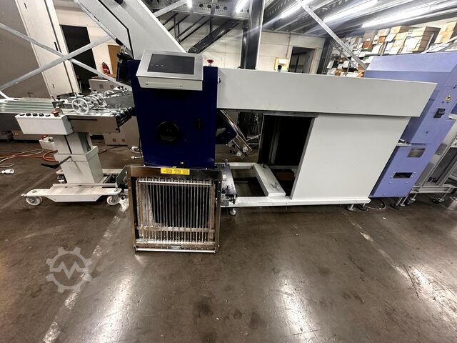 Μηχανή χάραξης και δίπλωσης με σύστημα MB Bacciottini Pit Stop WFD2H Speed + WFD2H 1010 + PFNET 52/4- 40-ART52 Rill- und Falzmaschine inkl. MB System