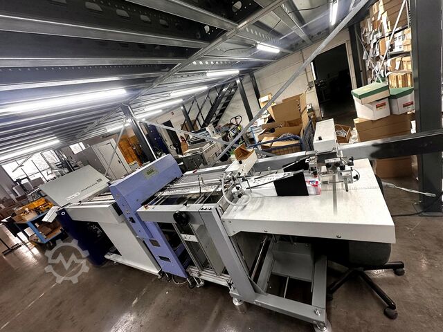 Μηχανή χάραξης και δίπλωσης με σύστημα MB Bacciottini Pit Stop WFD2H Speed + WFD2H 1010 + PFNET 52/4- 40-ART52 Rill- und Falzmaschine inkl. MB System