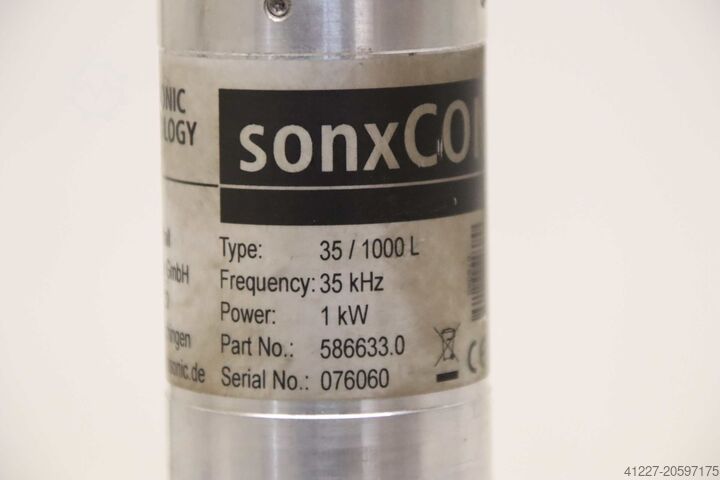 超音波溶接トランスデューサー、超音波振動ユニット 1 kW MS Ultrasonic 35/1000L