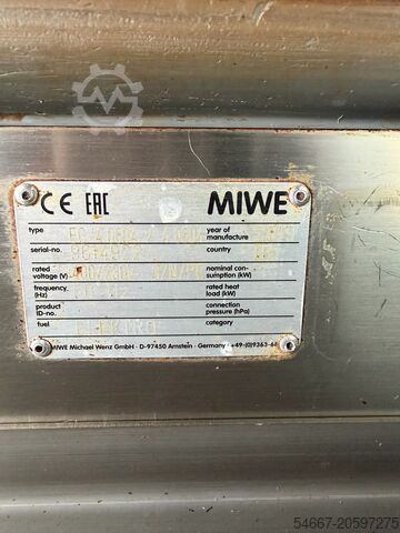 60x40 levyt Miwe Econo Bakingoven