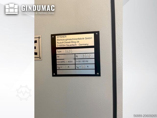 Universal Machining Centre SPINNER U-1520