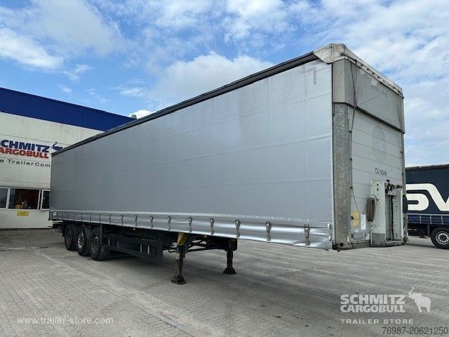 Trailer semi terbuka dengan terpal Schmitz Cargobull Curtainsider Standard Staplerhalterung