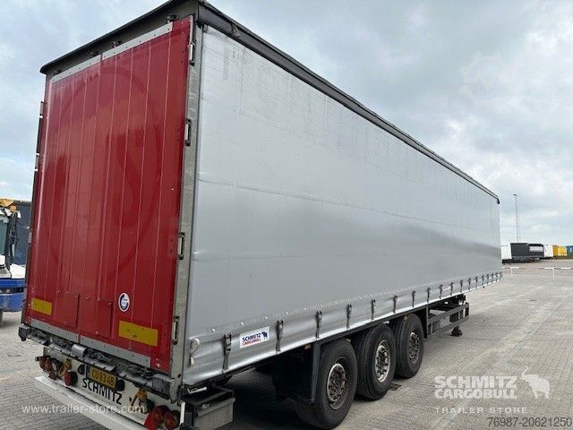 Trailer semi terbuka dengan terpal Schmitz Cargobull Curtainsider Standard Staplerhalterung