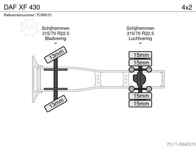 MTS standard DAF XF 430