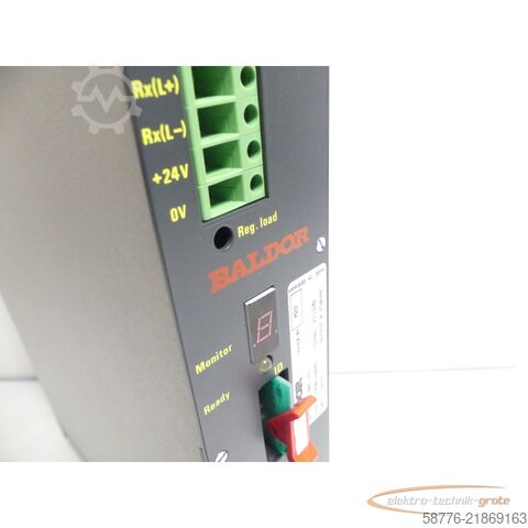רְכִיב Baldor BSC1005-24 Antriebssteuerung ID: 21137B SN: 1295MG24826 --