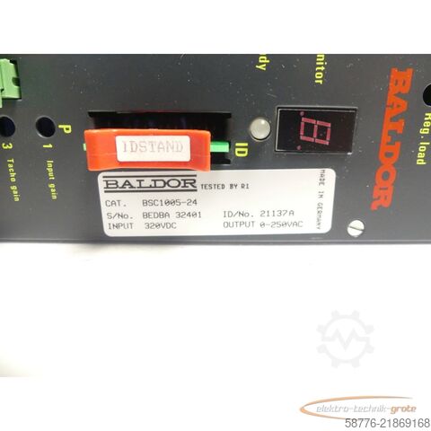 Komponenta Baldor BSC1005-24 Antriebssteuerung SN: BEDBA32401 --