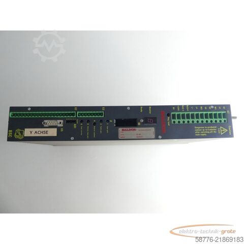 Komponente Baldor BSC1005-24 Servoantrieb INPUT 320VDC ID/No: 21137B SN: BEDBF038454