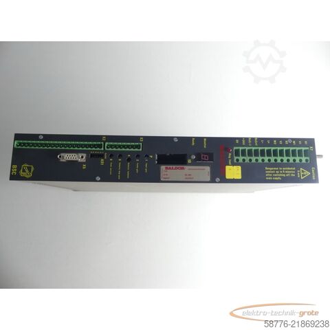 רְכִיב Baldor BSC1105-24 Servoantrieb INPUT 3AC230V ID/No: 20405C SN: BEGRS039604