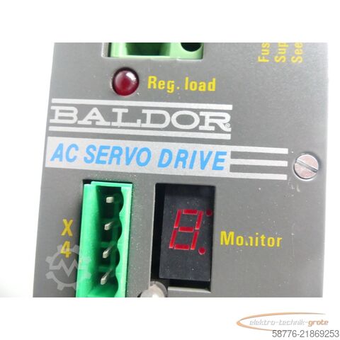 Komponenta Baldor DBSC1005-24-AAAW Servoantrieb INPUT ID/No: 27992G SN: 1698MG09743