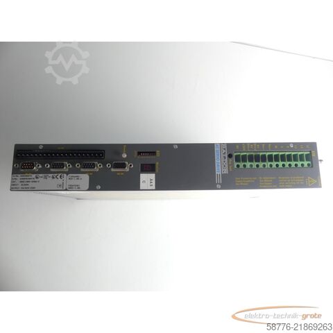 Komponenta Baldor DBSC1005-GAAW-2 Servoantrieb INPUT ID/No: ASR28687G SN: 0300MG00476