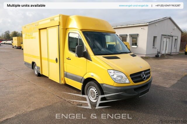Box van mercedes-benz SPRINTER 310 CDI MAXI EURO-5 KOFFER REGALE KAMERA DURCHGANG