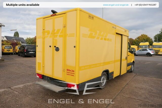 Box van mercedes-benz SPRINTER 310 CDI MAXI EURO-5 KOFFER REGALE KAMERA DURCHGANG