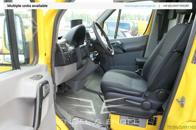 Box van mercedes-benz SPRINTER 310 CDI MAXI EURO-5 KOFFER REGALE KAMERA DURCHGANG