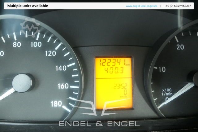 Box van mercedes-benz SPRINTER 310 CDI MAXI EURO-5 KOFFER REGALE KAMERA DURCHGANG