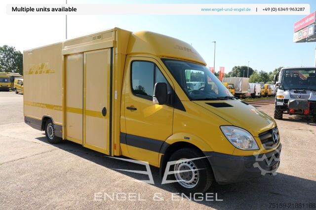 Box van mercedes-benz SPRINTER 310 CDI MAXI EURO-5 KOFFER REGALE KAMERA DURCHGANG
