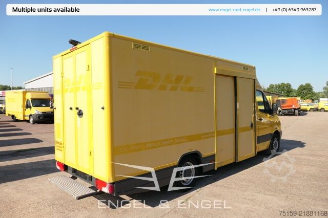 Box van mercedes-benz SPRINTER 310 CDI MAXI EURO-5 KOFFER REGALE KAMERA DURCHGANG