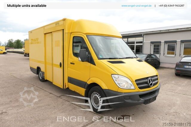 Box van mercedes-benz SPRINTER 310 CDI MAXI EURO-5 KOFFER REGALE KAMERA DURCHGANG