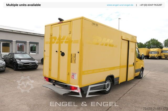 Furgons ar kasti mercedes-benz SPRINTER 310 CDI MAXI EURO-5 KOFFER REGALE KAMERA DURCHGANG