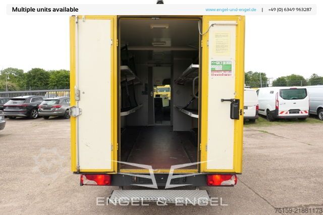 Furgons ar kasti mercedes-benz SPRINTER 310 CDI MAXI EURO-5 KOFFER REGALE KAMERA DURCHGANG