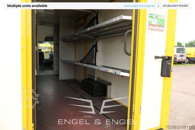 Furgons ar kasti mercedes-benz SPRINTER 310 CDI MAXI EURO-5 KOFFER REGALE KAMERA DURCHGANG