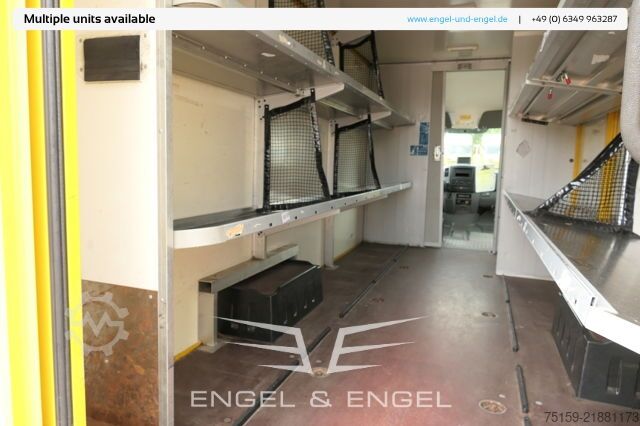 Furgons ar kasti mercedes-benz SPRINTER 310 CDI MAXI EURO-5 KOFFER REGALE KAMERA DURCHGANG