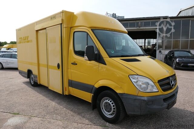 Furgons ar kasti mercedes-benz SPRINTER 310 CDI MAXI EURO-5 KOFFER REGALE KAMERA DURCHGANG