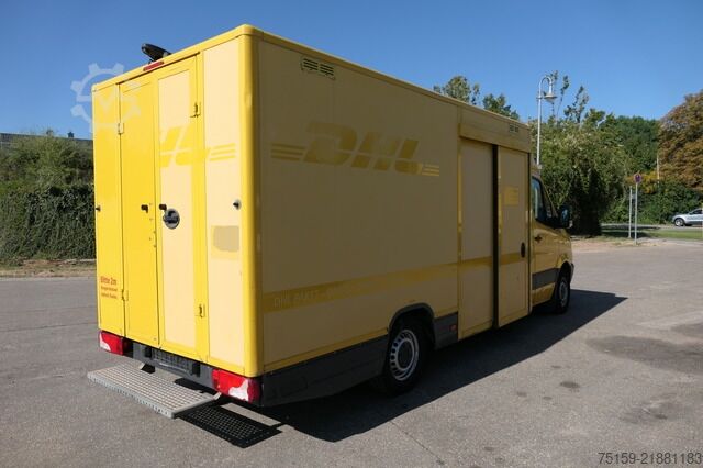 Furgons ar kasti mercedes-benz SPRINTER 310 CDI MAXI EURO-5 KOFFER REGALE KAMERA DURCHGANG