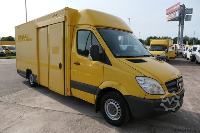 Furgons ar kasti mercedes-benz SPRINTER 310 CDI MAXI EURO-5 KOFFER REGALE KAMERA DURCHGANG