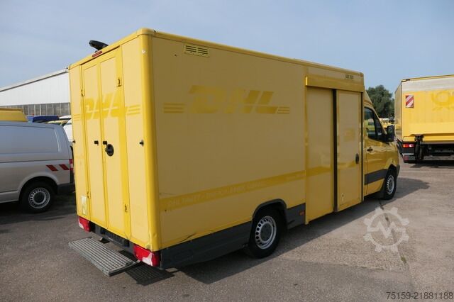 Furgons ar kasti mercedes-benz SPRINTER 310 CDI MAXI EURO-5 KOFFER REGALE KAMERA DURCHGANG