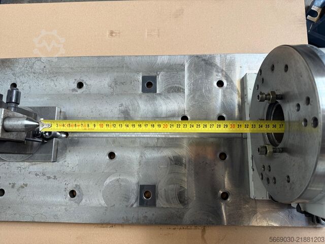 230-360 기계식 로터리 테이블 + 2x 심압대 KawataTEC TOUCHDEX 230-360 mechanischer Rundtisch + 2x Reitstock