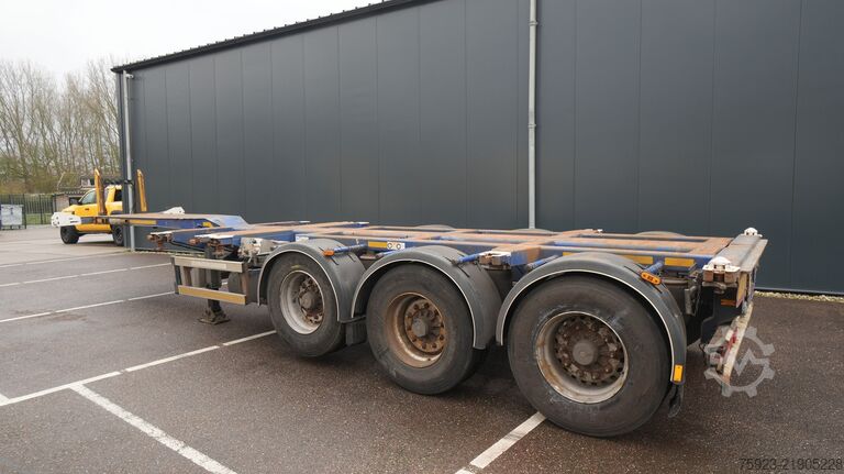 कंटेनर परिवहन D-tec FT-43-03-V Flexitrailer multi container chassis...