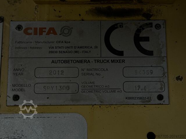 自动混凝土搅拌车 Astra HD9 84.48-80