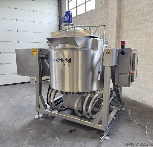 غلاية طبخ وتقليب رأسية Terlet Verticale kook-roerketel met schraapwerk