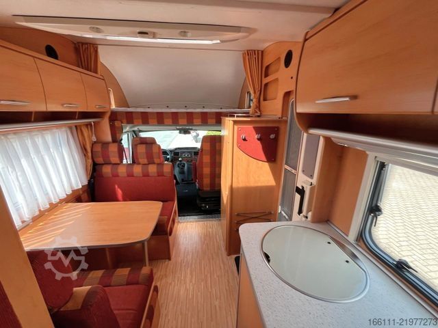 Alkoven kamper HYMER/ERIBA Camp C 642 CL - Festbett  - Klima -