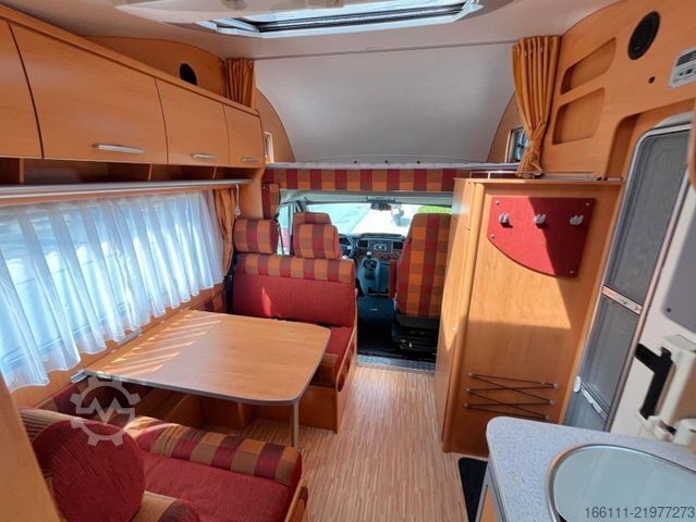 Alkoven kamper HYMER/ERIBA Camp C 642 CL - Festbett  - Klima -