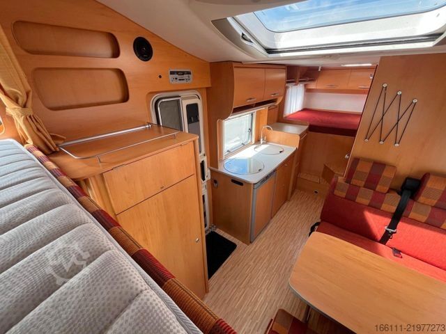 Alkoven kamper HYMER/ERIBA Camp C 642 CL - Festbett  - Klima -