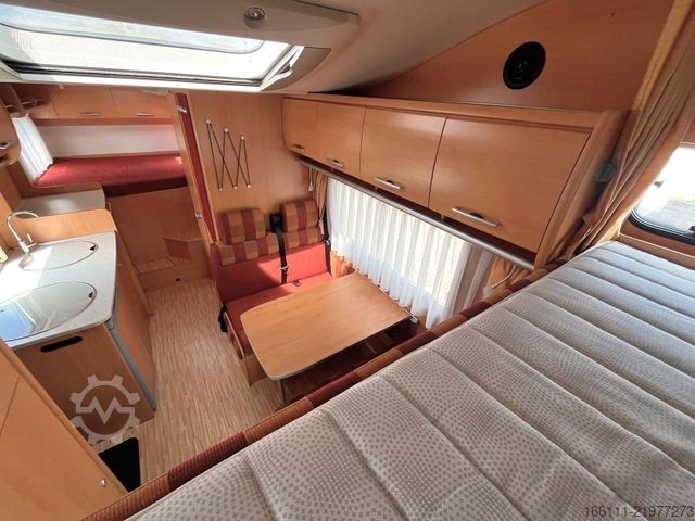 Alkoven kamper HYMER/ERIBA Camp C 642 CL - Festbett  - Klima -