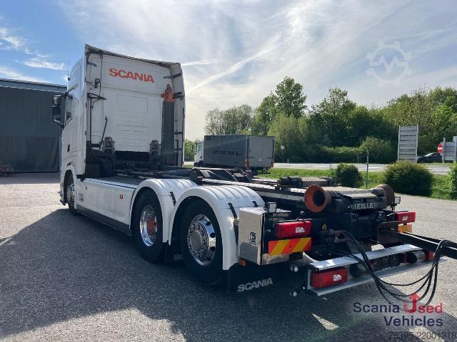 Autocamion cu cârlig pentru containere Scania S 500 B6x2*4NB Aboller Komplettzug !!