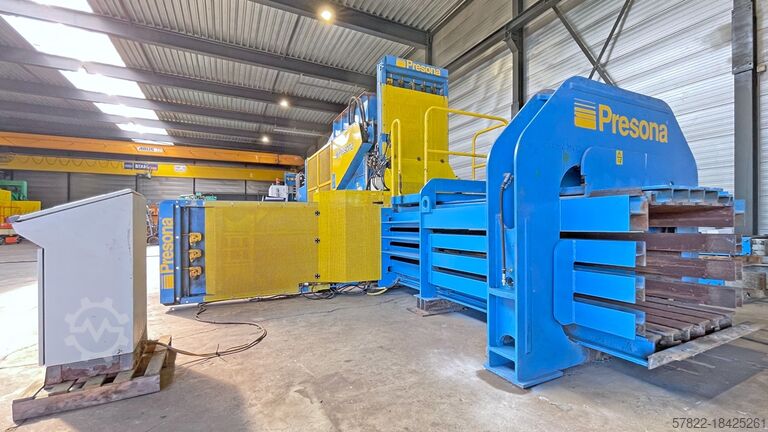 Ballenpresse mit 8-fach Kreuzabbindung Presona AB LP 80 VHK 1