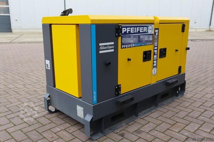Agregat Atlas Copco QAS 20 S5 Valid Inspection, 17 kVA, Also Available